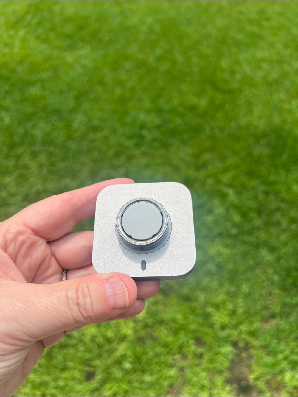 Oura Silver Charger Dock